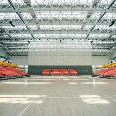 Long Span Design Space Frame สนามกีฬา โรงยิม โรงยิม สนามกีฬา ห้องโถง การก่อสร้างหลังคา