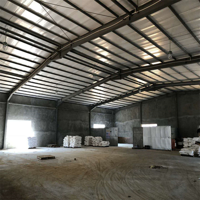 Q235B Single Bay Portal Frame เจาะโครงสร้างเหล็กพอร์ทัล CAD สำหรับ Hall Shed