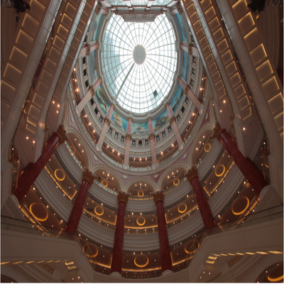 Q355B Sky Roof Dome Skylight 800m ปรับแต่งสำหรับการก่อสร้าง Portdome ทั่วโลก