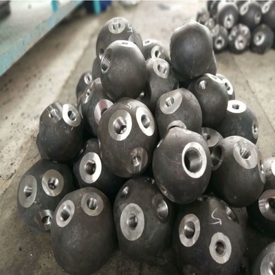Q355 Ball Joint Space Frame 50 มม. 0.8 มม. โหนดเหล็กหลังคาสำหรับหลังคาโครงโลหะ