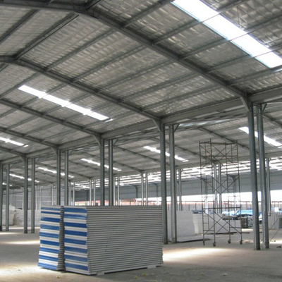 Q355 โครงหลังคาเหล็กพอร์ทัลโครงหลังคา 50-120 มม. หลังคาสำหรับห้องโถงนิทรรศการ