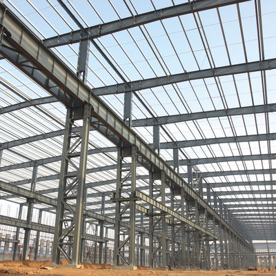 Factory Price Long Span Steel Structure Warehouse Free Design For Factory Airport Hangar ISO GB