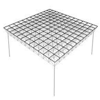 Anti Corrosive Q345 Space Frame Truss โครงหลังคาเหล็ก 950mm