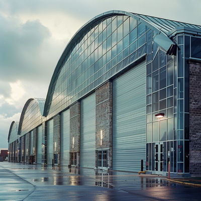 โครงสร้างพื้นที่อลังการและนวัตกรรมสําหรับห้องสมุดและห้องแสดงสินค้า