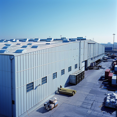 กรอบประตูเหล็กสําหรับศูนย์ logistics การแก้ไขอาคารที่ประสิทธิภาพและยืดหยุ่น