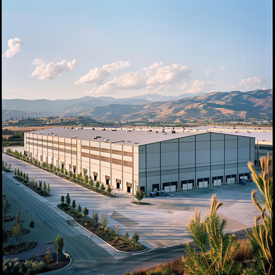 กรอบประตูเหล็กสําหรับศูนย์ logistics การแก้ไขอาคารที่ประสิทธิภาพและยืดหยุ่น