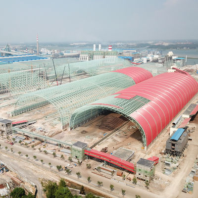 โกดังโครงสร้างเหล็กแบบกำหนดเอง โรงงานสำเร็จรูป