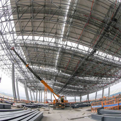 อาคารโครงสร้างเหล็กที่ได้รับการรับรอง CE สำหรับคลังสินค้าและบ้าน