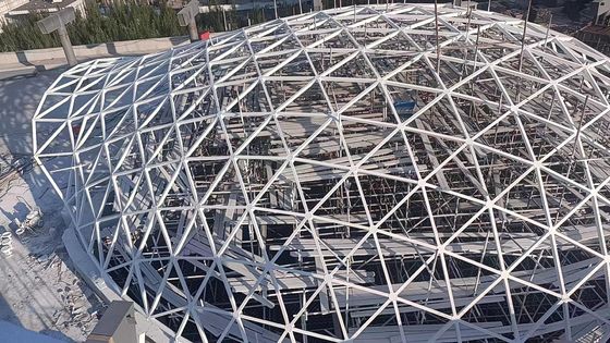 อาคารโครงสร้างเหล็กที่ได้รับการรับรอง CE สำหรับคลังสินค้าและบ้าน