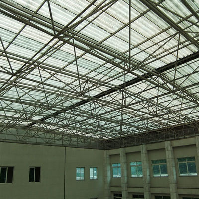 แผ่นเพดานเหล็ก Prefabricated Q235 Q345B สําหรับการก่อสร้างโกดัง