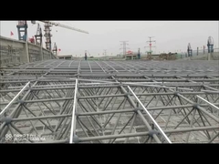 โครงสร้างอาคารโครงเหล็กเบาสำเร็จรูปต้านทานลมรุ่นจัดเก็บสิ่งของ